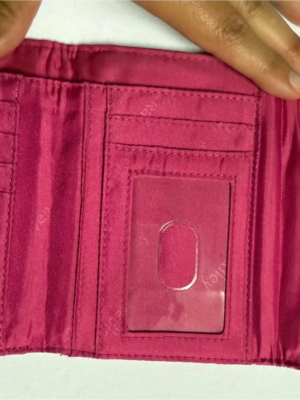 Vera Bradley Quilted Paisley Wallet - Raspberry Pink retired